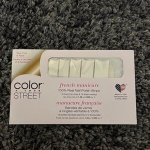 Color Street • French Manicure “Meet Me in Paris” 100% Real Nail Polish Strips
